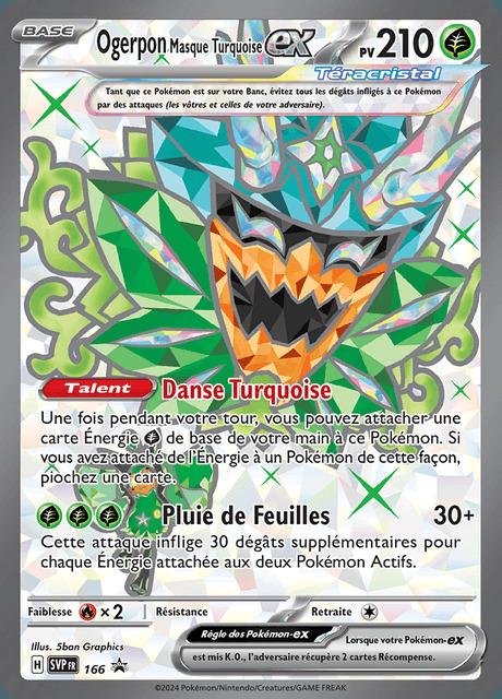 Carte Pokémon: Ogerpon Masque Turquoise ex