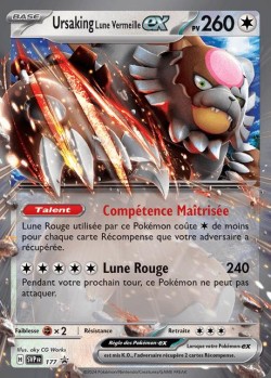 Carte Pokémon: Ursaking Lune Vermeille ex