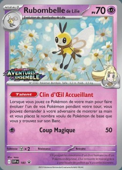 Carte Pokémon: Rubombelle de Lilie