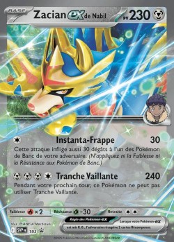 Carte Pokémon: Zacian ex de Nabil