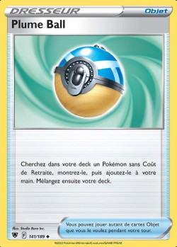 Carte Pokémon: Plume Ball