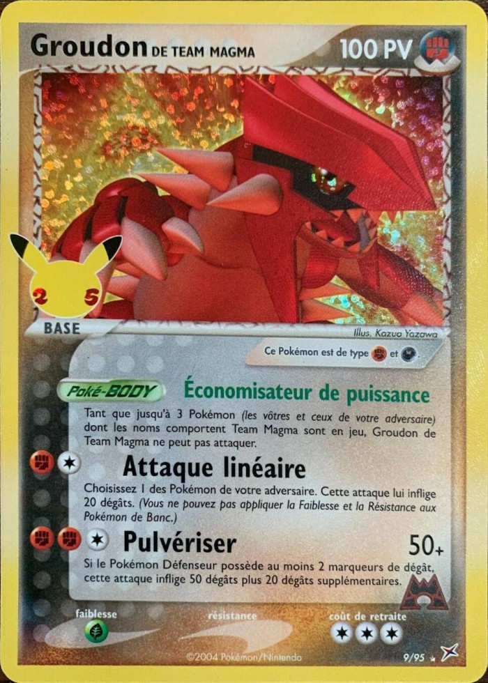 Carte Pokémon: Groudon de Team Magma