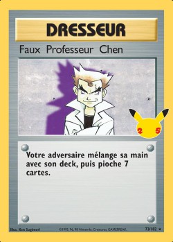 Carte Pokémon: Faux Professeur Chen