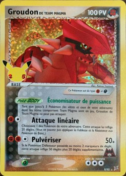 Carte Pokémon: Groudon de Team Magma