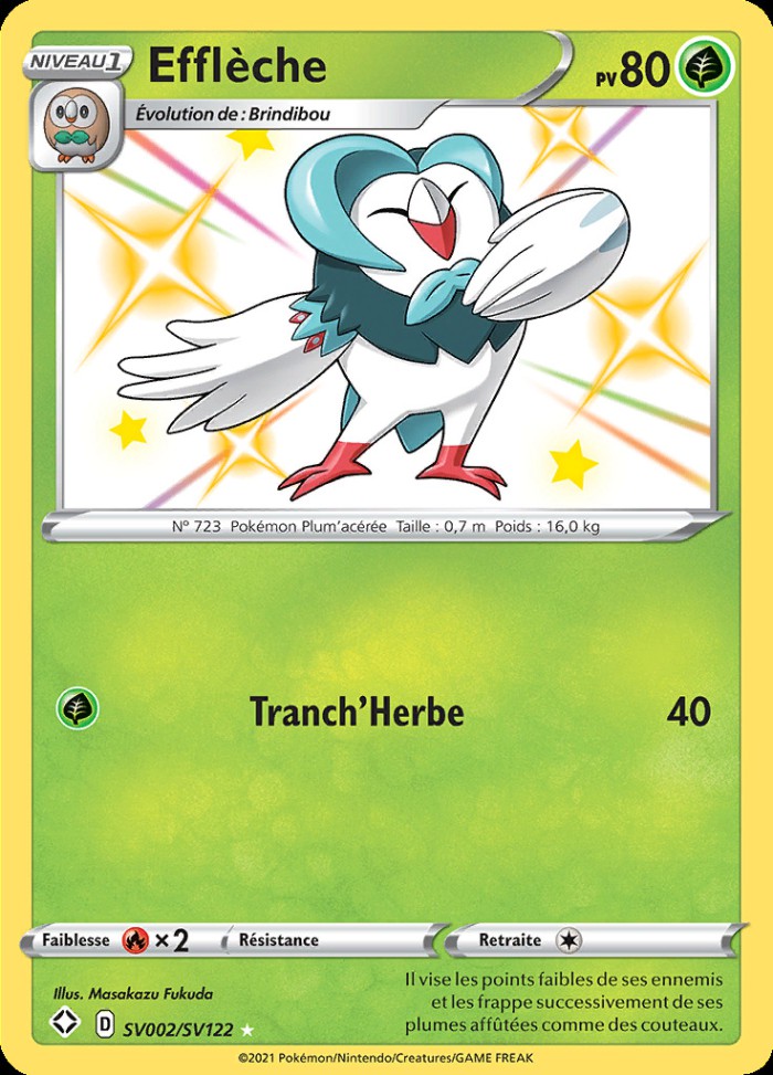 Carte Pokémon: Efflèche
