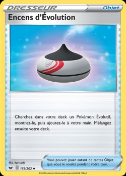 Carte Pokémon: Encens d'Évolution