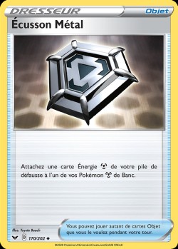 Carte Pokémon: Écusson Métal