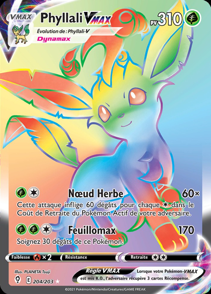 Carte Pokémon: Phyllali VMAX