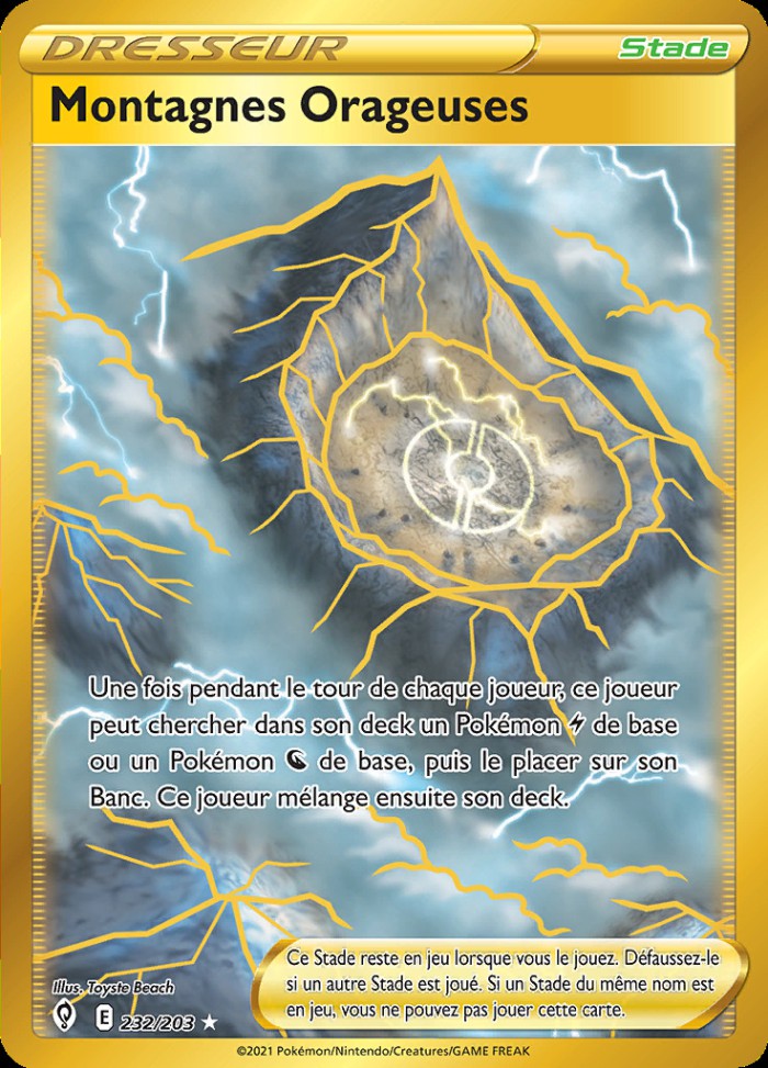 Carte Pokémon: Montagnes Orageuses