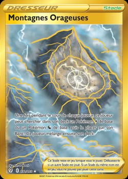 Carte Pokémon: Montagnes Orageuses