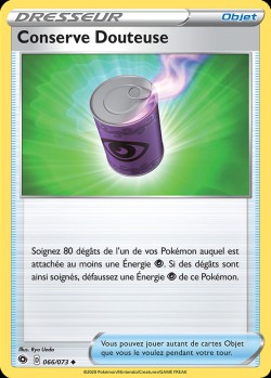 Carte Pokémon: Conserve Douteuse