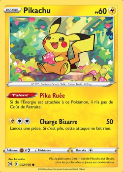 Carte Pokémon: Pikachu