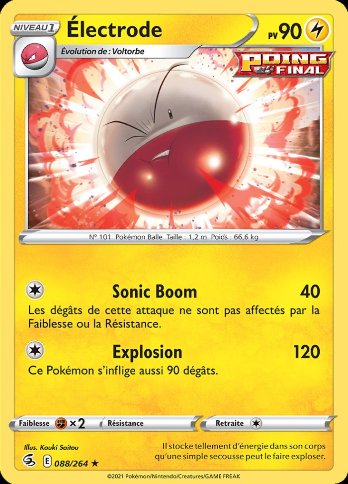 Carte Pokémon: Électrode