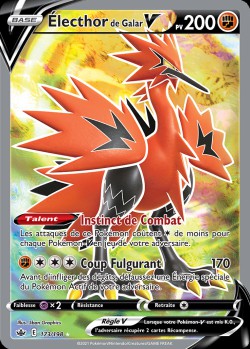 Carte Pokémon: Électhor de Galar V