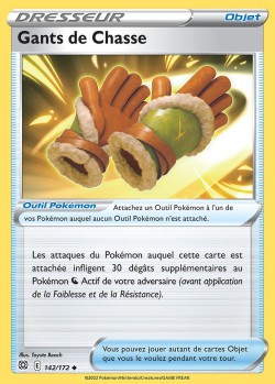 Carte Pokémon: Gants de Chasse