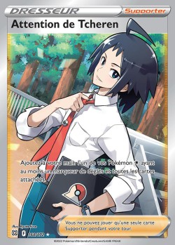 Carte Pokémon: Attention de Tcheren
