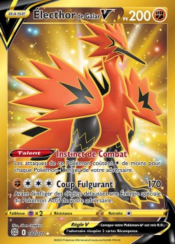 Carte Pokémon: Électhor de Galar V