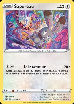 Carte Pokémon: Sapereau