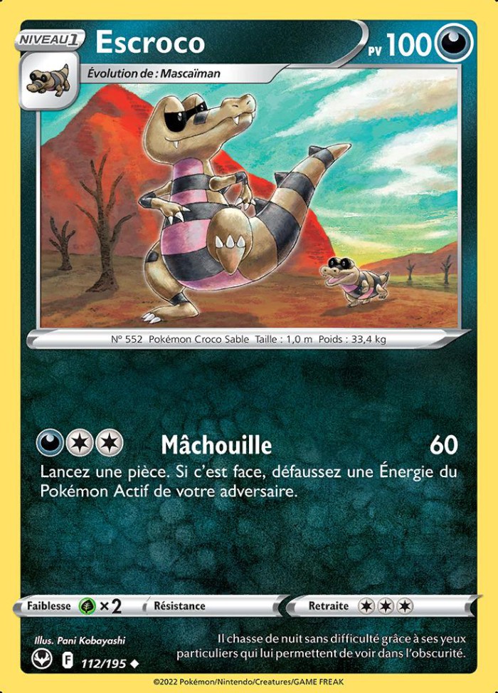 Carte Pokémon: Escroco