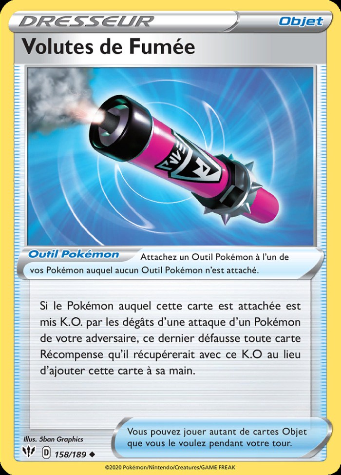 Carte Pokémon: Volutes de Fumée