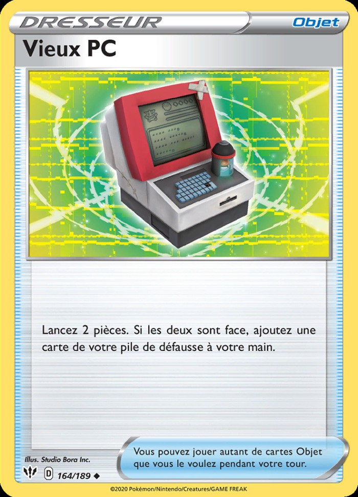 Carte Pokémon: Vieux PC