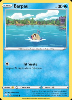 Carte Pokémon: Barpau