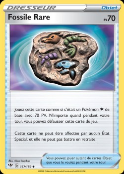 Carte Pokémon: Fossile Rare