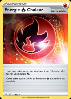 Carte Pokémon: Énergie Feu Chaleur