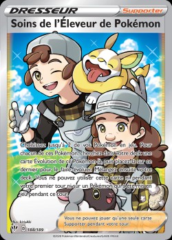 Carte Pokémon: Soins de l'Éleveur de Pokémon