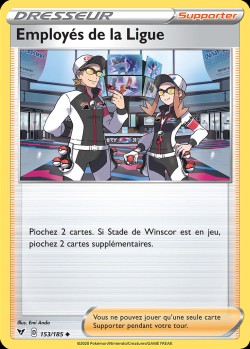 Carte Pokémon: Employés de la Ligue