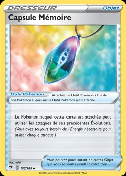 Carte Pokémon: Capsule Mémoire