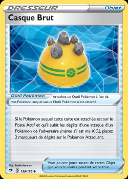Carte Pokémon: Casque Brut