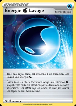 Carte Pokémon: Énergie Eau Lavage