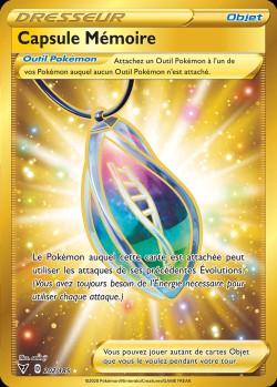 Carte Pokémon: Capsule Mémoire