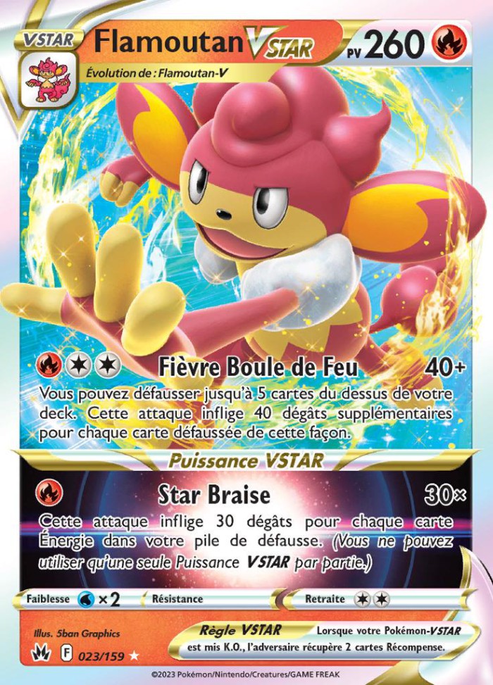 Carte Pokémon: Flamoutan VSTAR