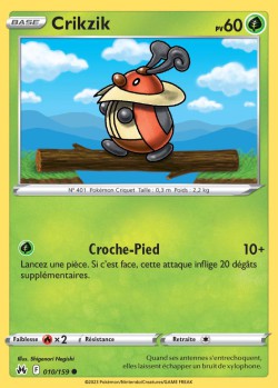 Carte Pokémon: Crikzik