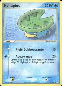 Carte Pokémon: Nenupiot