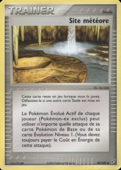 Carte Pokémon: Site météore