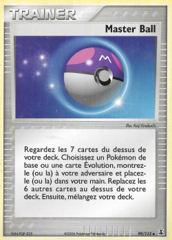 Carte Pokémon: Master Ball
