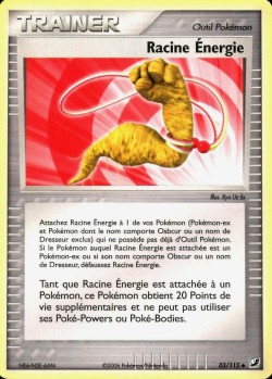 Carte Pokémon: Racine Énergie