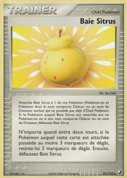 Carte Pokémon: Baie Sitrus