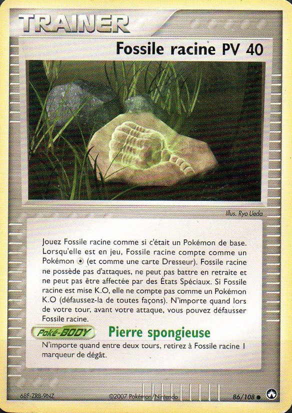 Carte Pokémon: Fossile racine