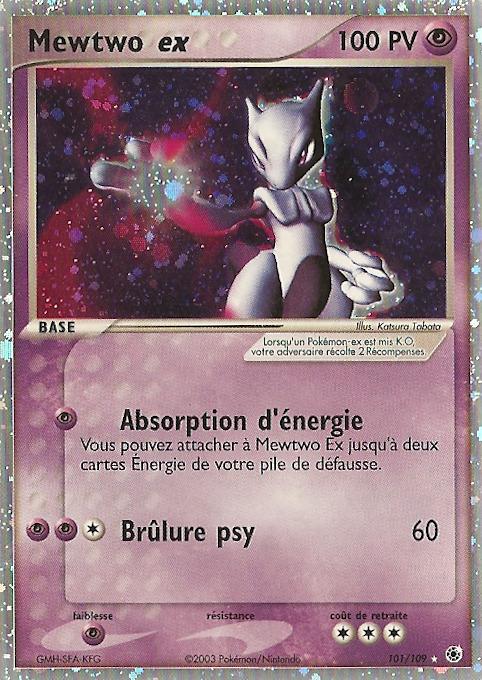 Carte Pokémon: Mewtwo ex