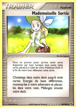 Carte Pokémon: Mademoiselle Sortie