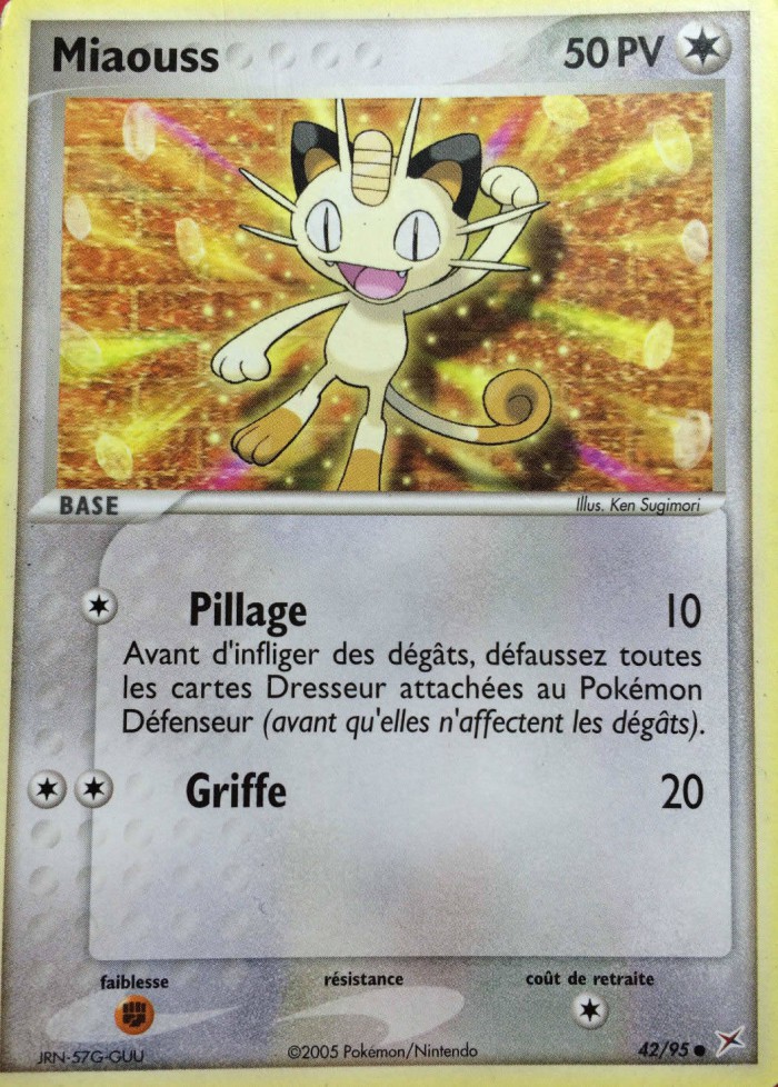 Carte Pokémon: Miaouss