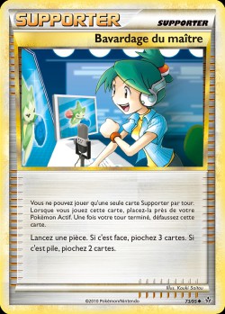 Carte Pokémon: Bavardage du maître