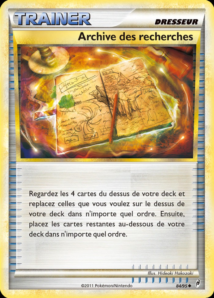 Carte Pokémon: Archive des recherches
