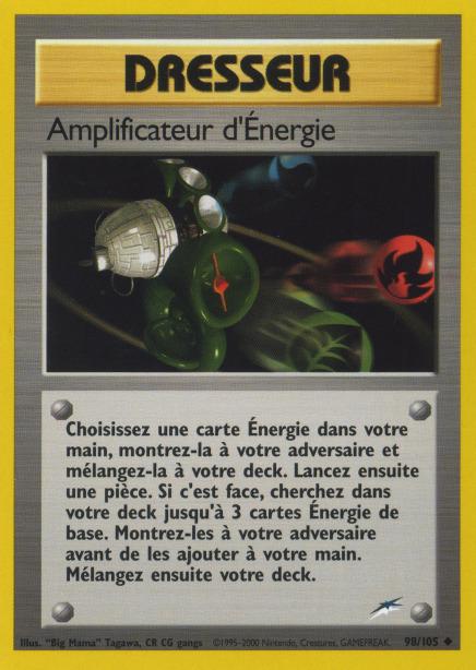 Carte Pokémon: Amplificateur d'Énergie