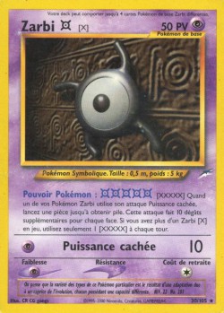 Carte Pokémon: Zarbi [X]
