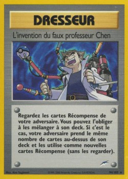 Carte Pokémon: L'invention du faux professeur Chen